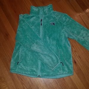 North Face fuzzy jacket
